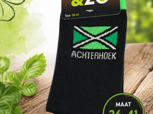 Achterhoekse sokken zwart ,maat 35-41